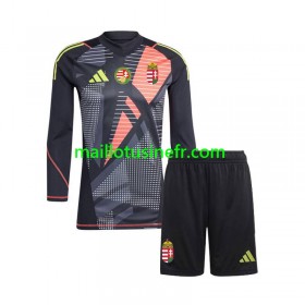 Maillot de Foot Hongrie Gardien Domicile UEFA EURO 2024 Manches Longues - Enfant